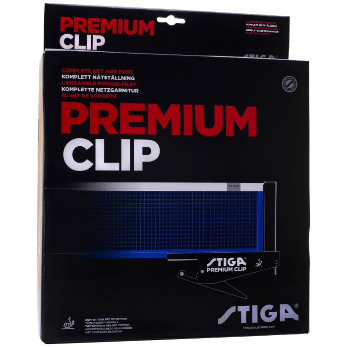 STIGA Premium Clip Net & Posts - Click Image to Close